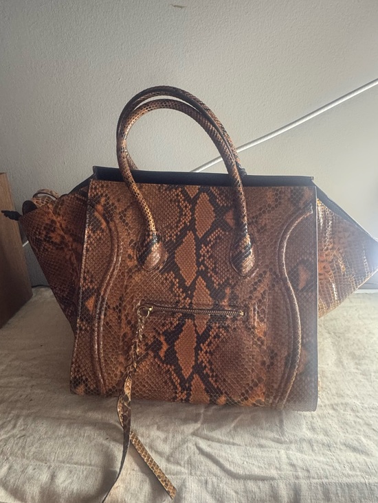 Celine Handbags - Celine Phantom Tote in Python